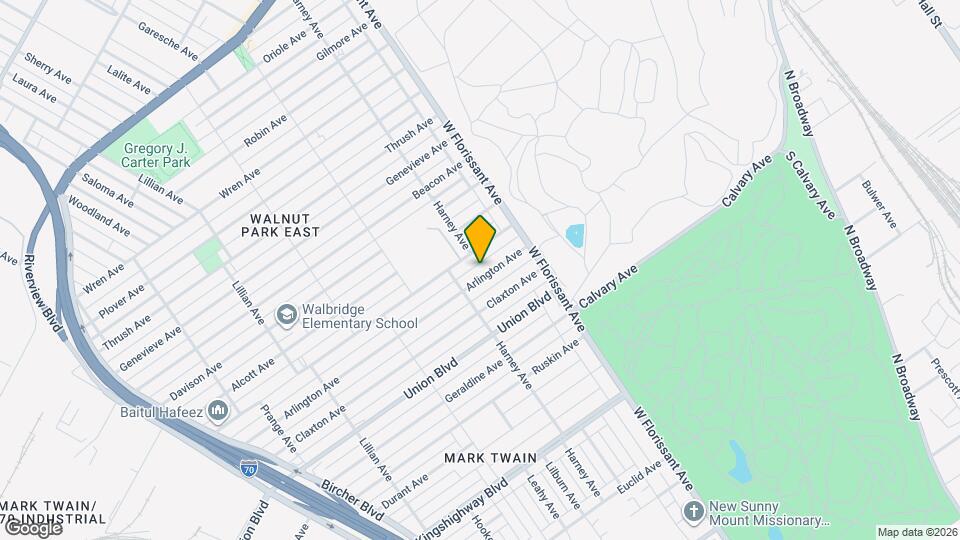 5431 Arlington Ave Map and Location Details