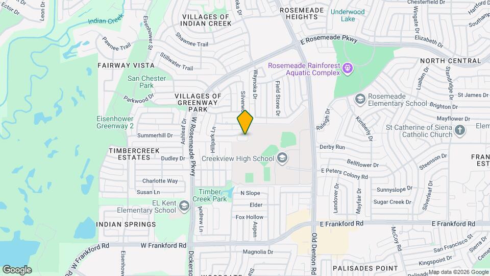 3400 Silverwood Dr Map and Location Details