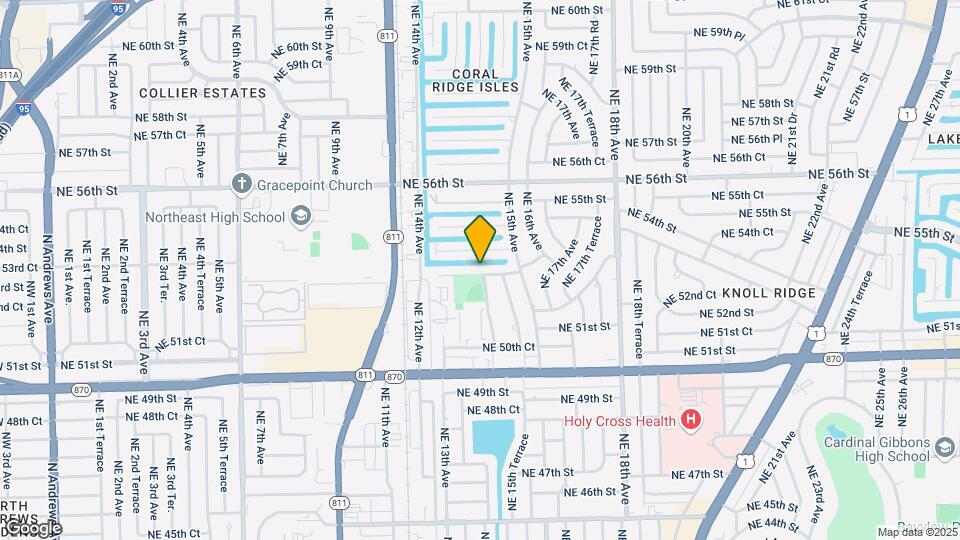 1457 NE 53rd St Map and Location Details