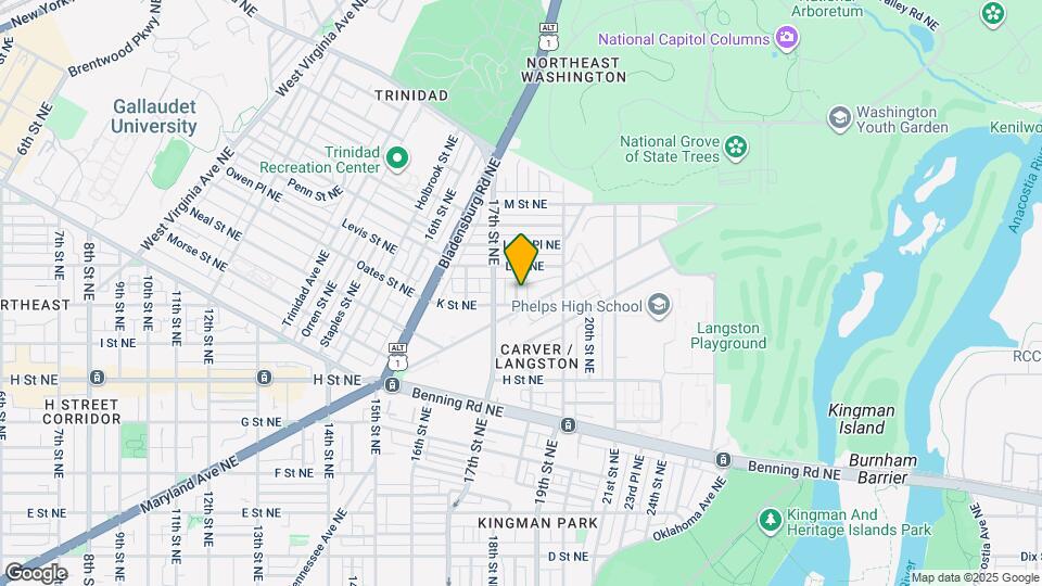 1011 18th St NE Map and Location Details