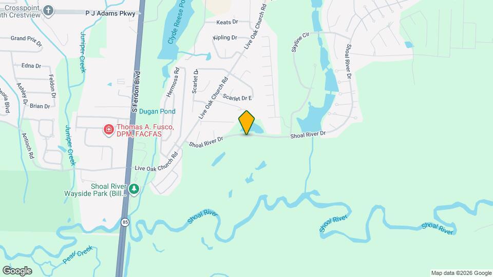 333 Shoal River Dr Map and Location Details
