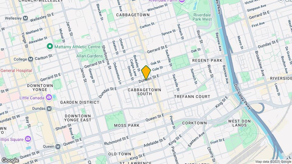 429 Dundas St E Map and Location Details