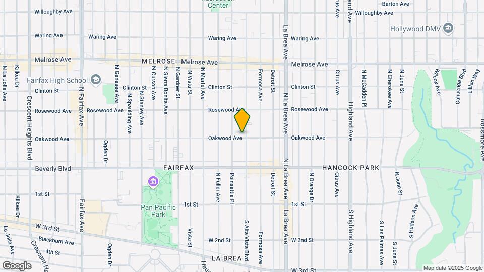 7257 Oakwood Ave Map and Location Details