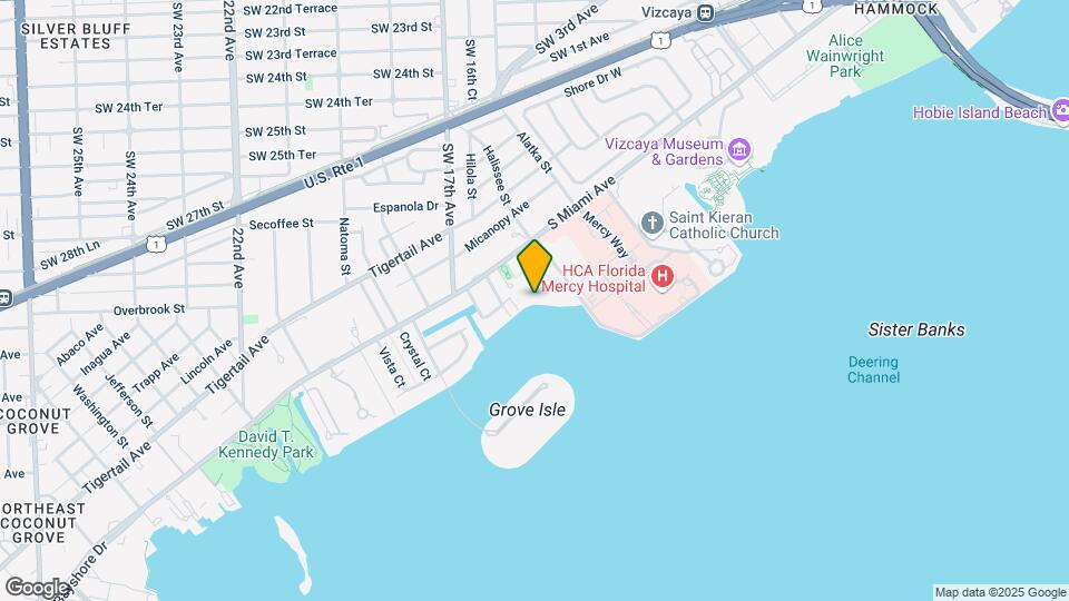 Beacon Harbour Coconut Grove Map and Location Details