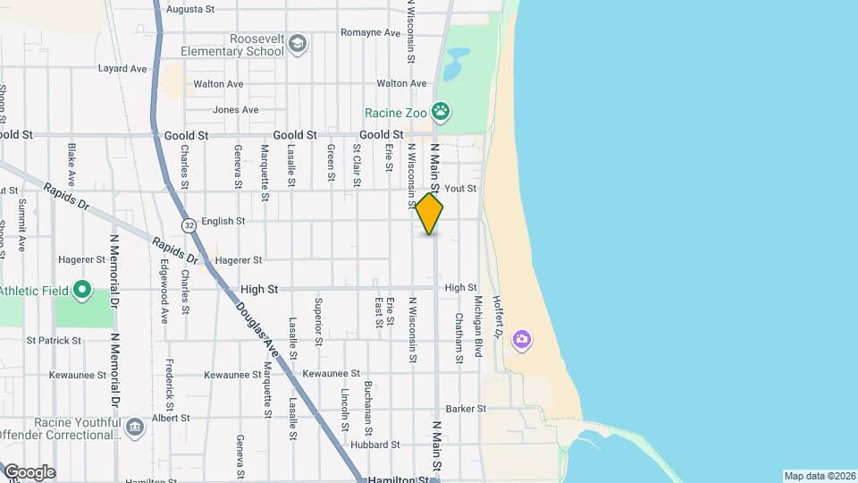 1822 N Main St, Unit Upper Mapa y Detalles de la Ubicación