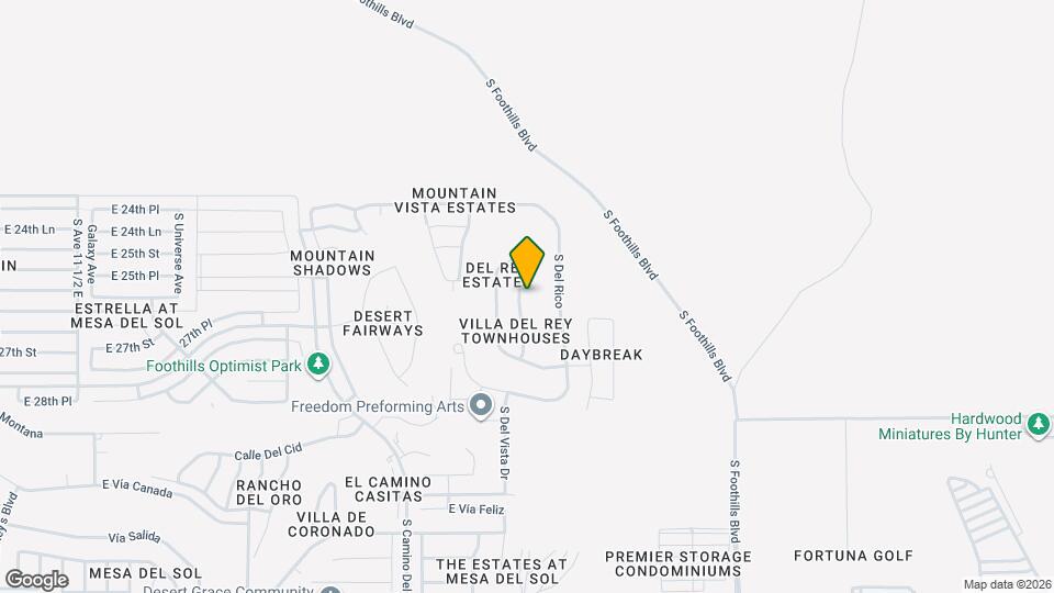 10216 S Del Rey Dr Map and Location Details