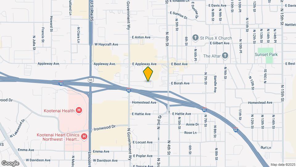 118 E Borah Ave Mapa y Detalles de la Ubicación