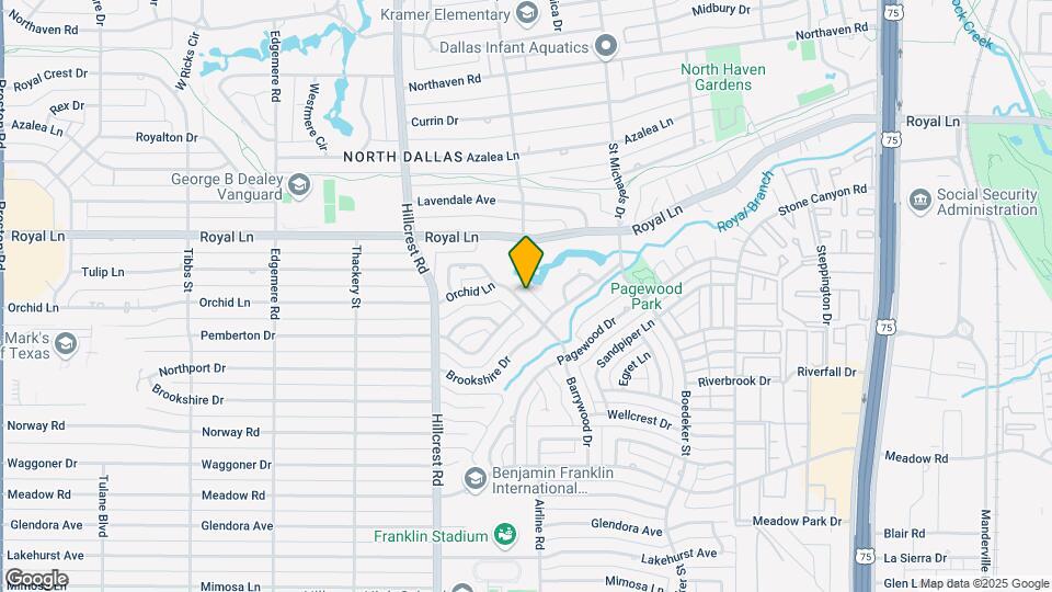 7035 Orchid Ln Map and Location Details