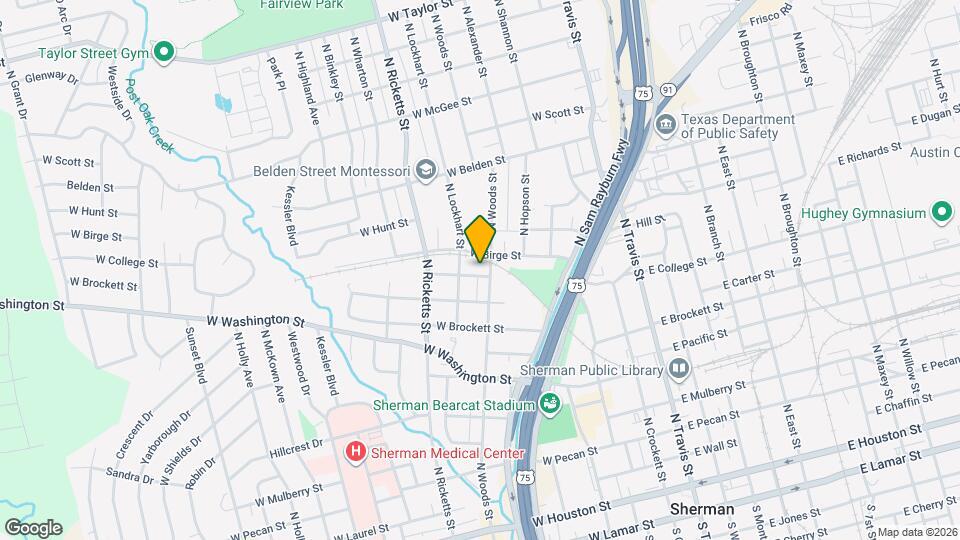 811 W Fischer St Map and Location Details