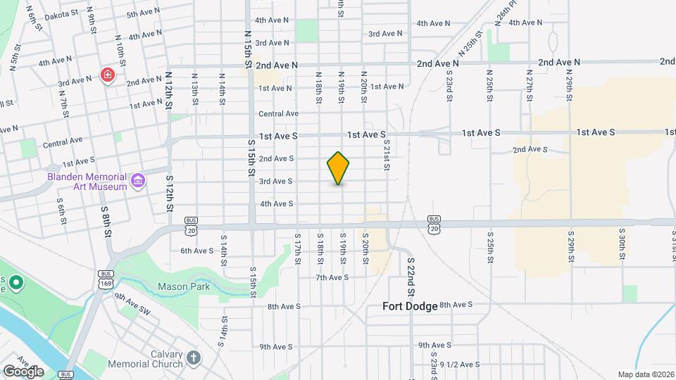 308 S 19th St Map and Location Details