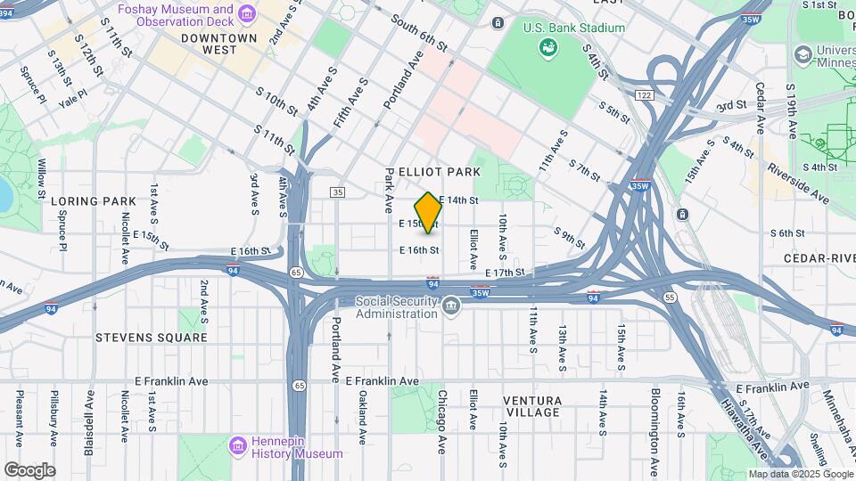 728 E 16th St Map and Location Details
