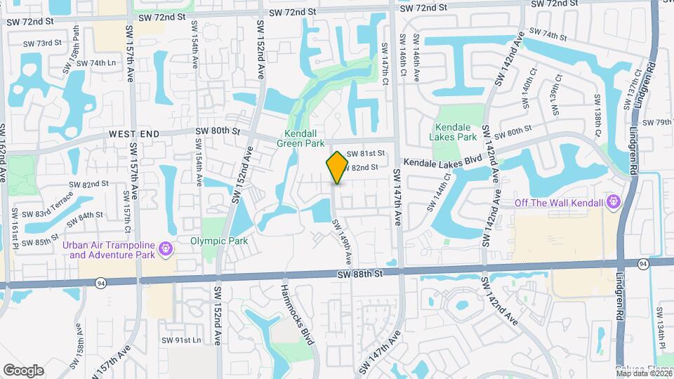 8258 SW 148th Pl Map and Location Details