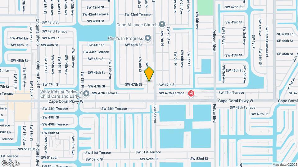 4629 SW 8th Pl Map and Location Details