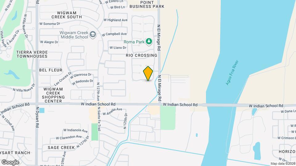 12343 W Devonshire Ave Map and Location Details