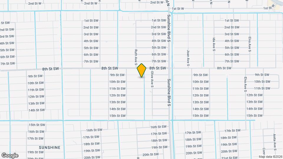 3202 10th St SW Map and Location Details