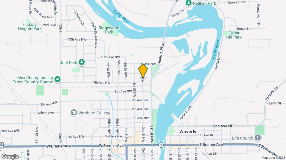 802 2nd St NW Map and Location Details