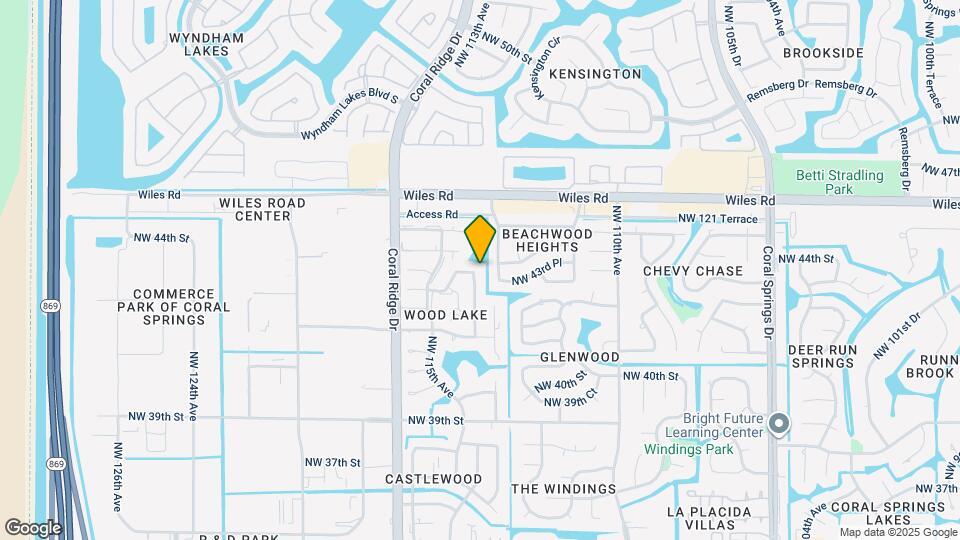 4295 NW 114th Terrace Map and Location Details