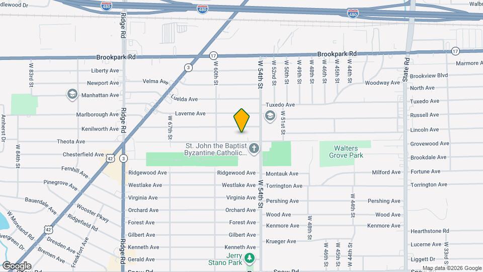 5606 Theota Ave Map and Location Details
