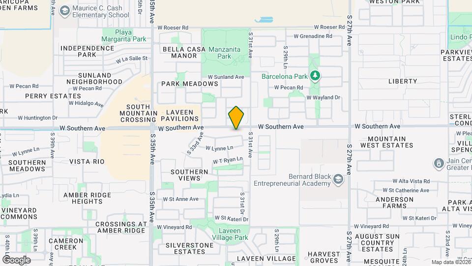3116 W Pleasant Ln Map and Location Details