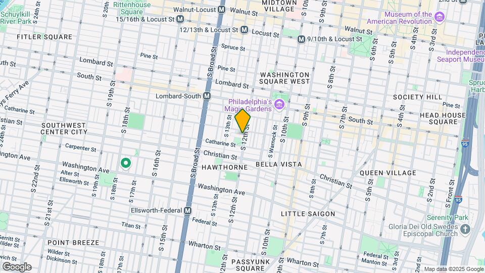 1205 Clymer St Map and Location Details