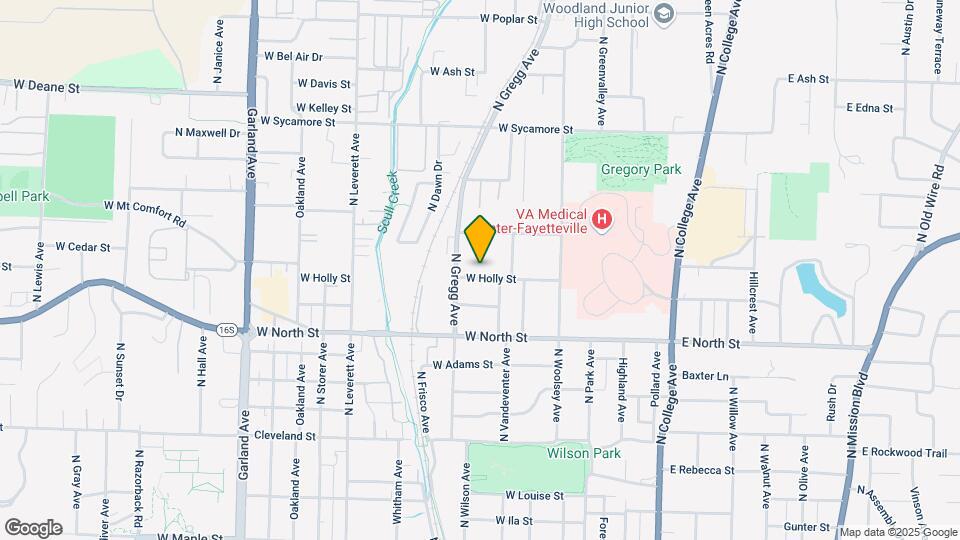 434 W Holly St Mapa y Detalles de la Ubicación