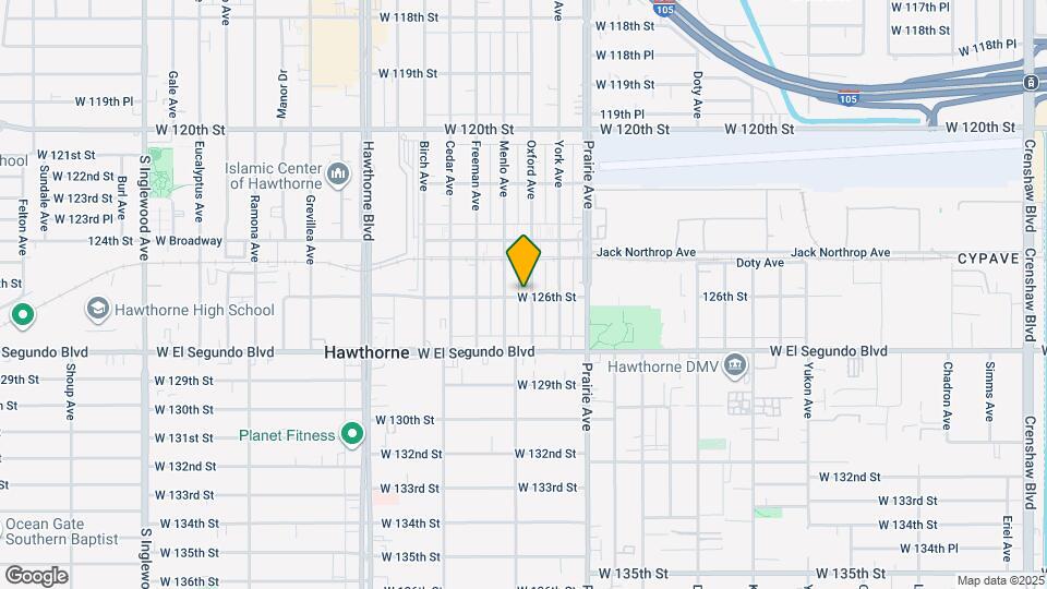 4109 W 126th St Map and Location Details