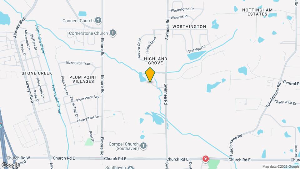 871 Galyon Drive Map and Location Details