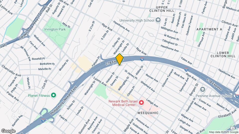 128 Hobson St, Unit 2 Map and Location Details