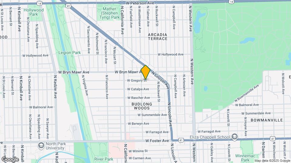 2645 W Gregory St Map and Location Details