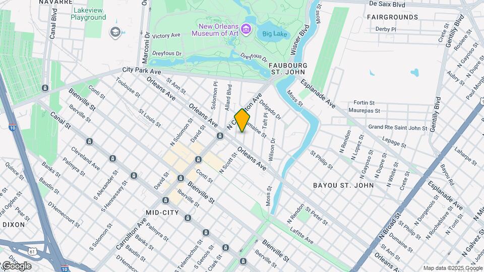 825 Olga St Map and Location Details