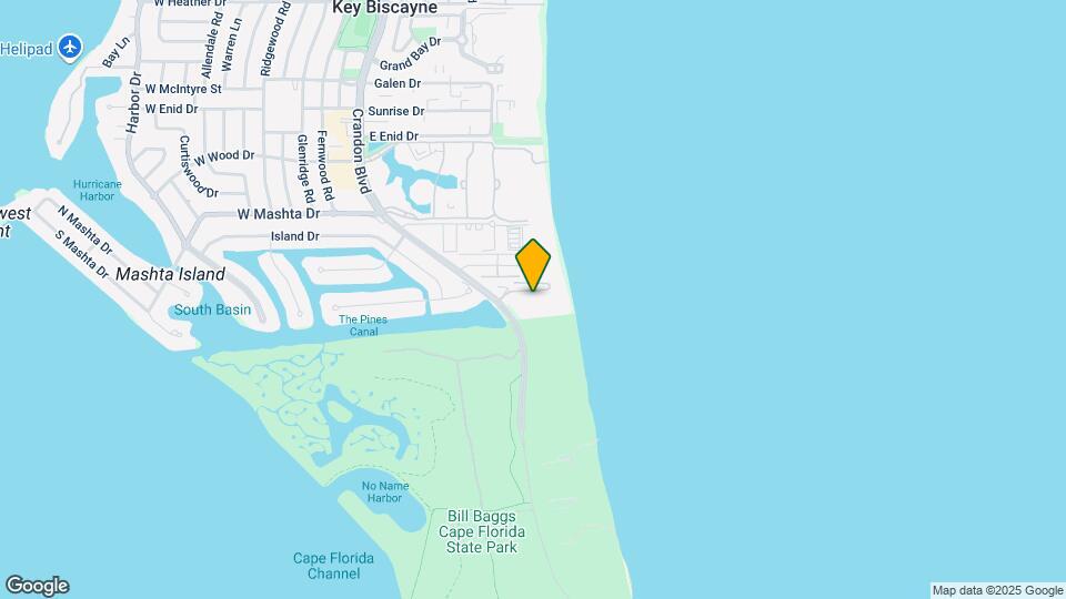 1111 Crandon Boulevard, Unit A-303 Mapa y Detalles de la Ubicación