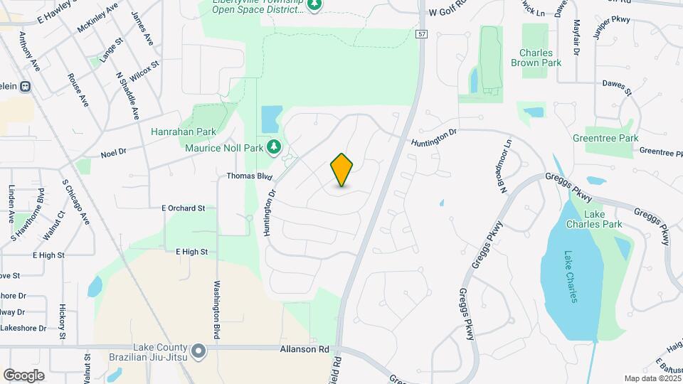 1161 Hampton Ln Map and Location Details