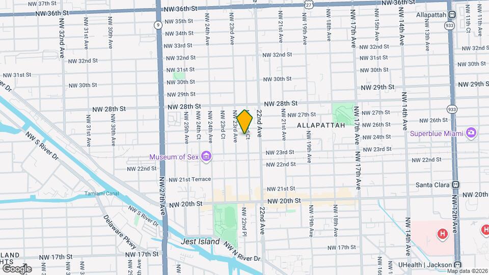 2416 NW 22nd Ct Map and Location Details