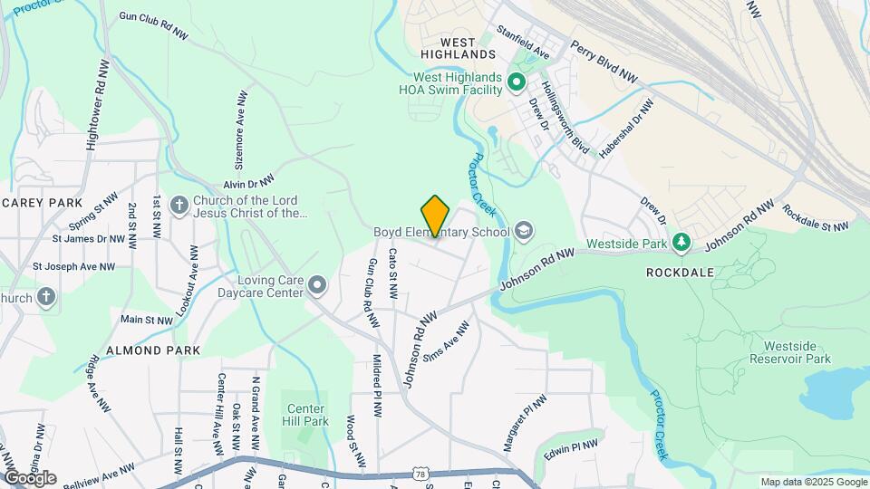 1133 North St NW Map and Location Details