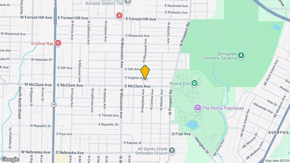 2512 N Maryland Ave Map and Location Details