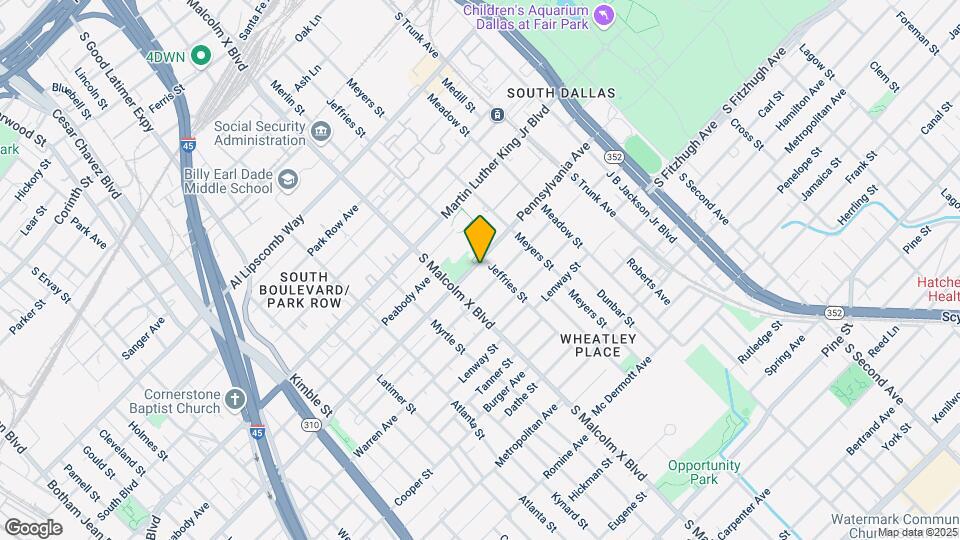 2832 Pennsylvania Ave Map and Location Details
