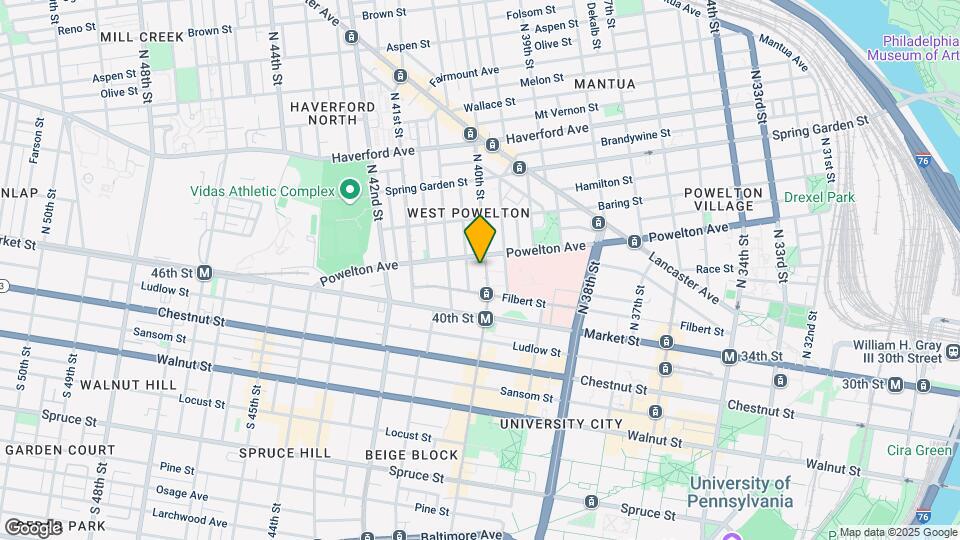 46 N 40th St, Unit 1R Map and Location Details