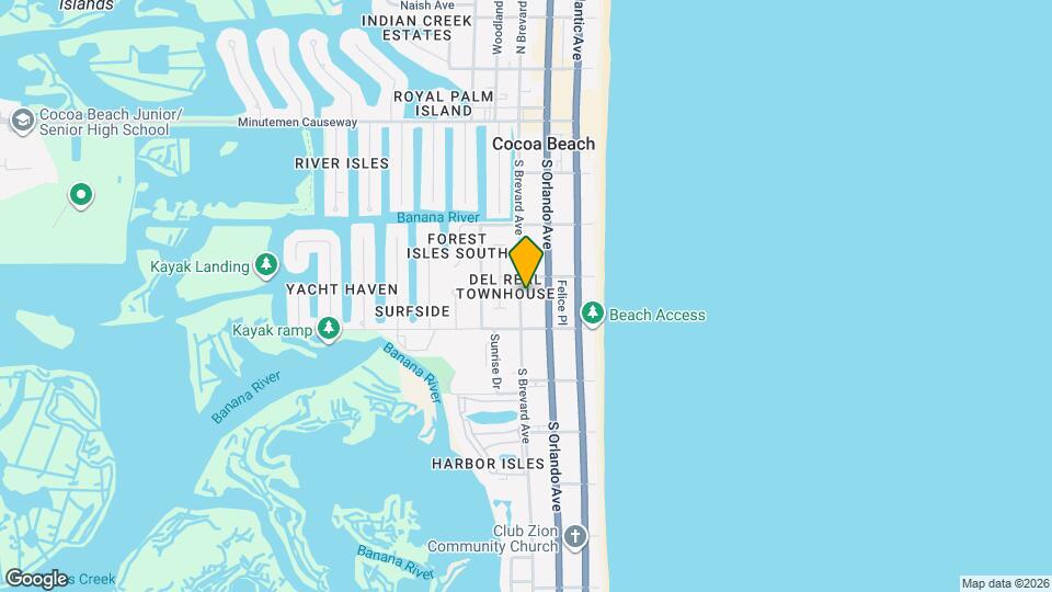 325 S Brevard Ave Map and Location Details