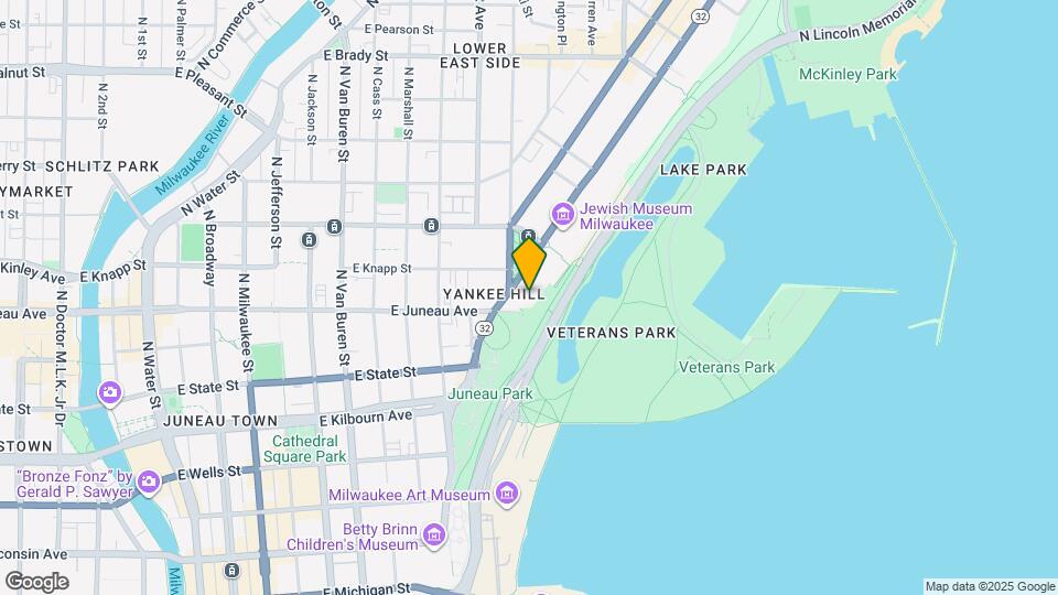 1228 E Juneau Ave Map and Location Details