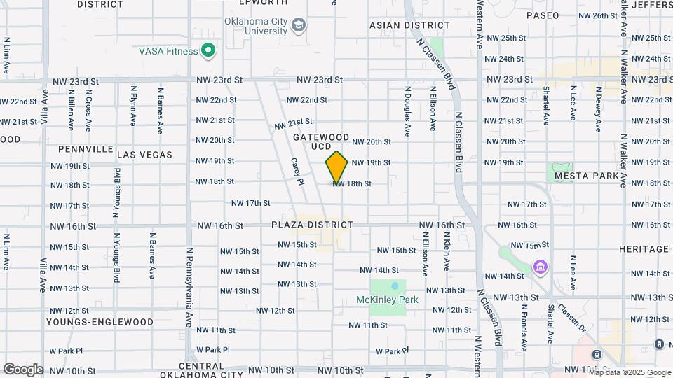 1704 NW 18th St Map and Location Details