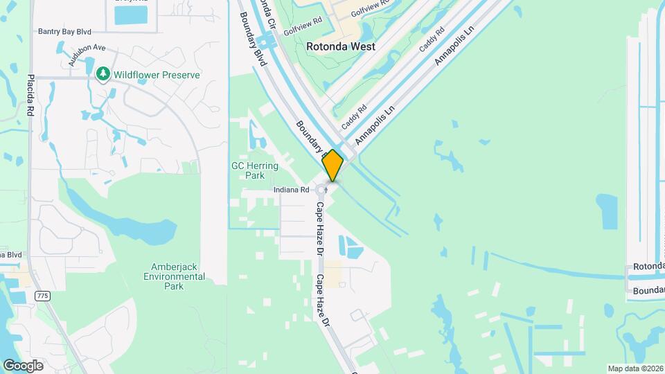 3581 Cape Haze Dr Map and Location Details