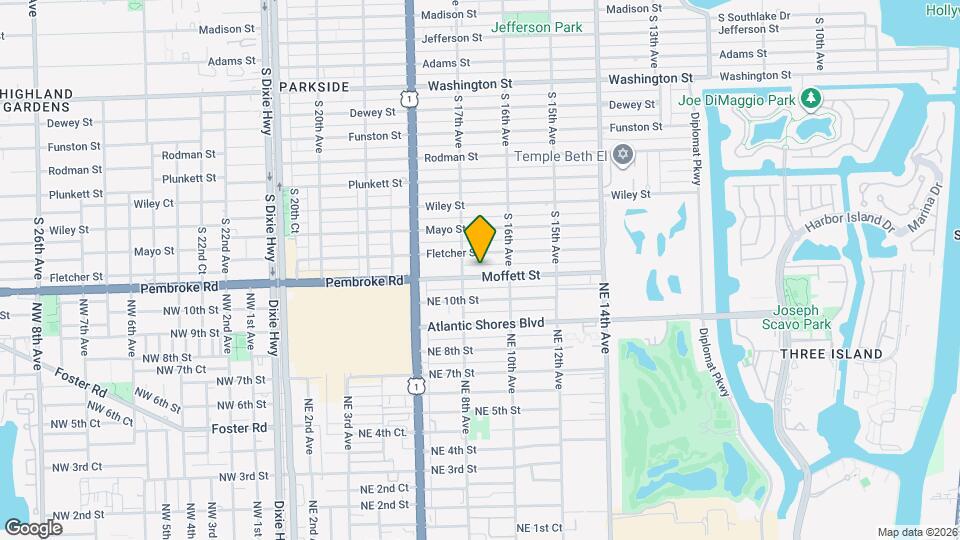 1635 Moffett St Map and Location Details