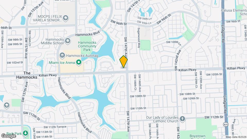 10341 SW 147th Ct Cir Map and Location Details