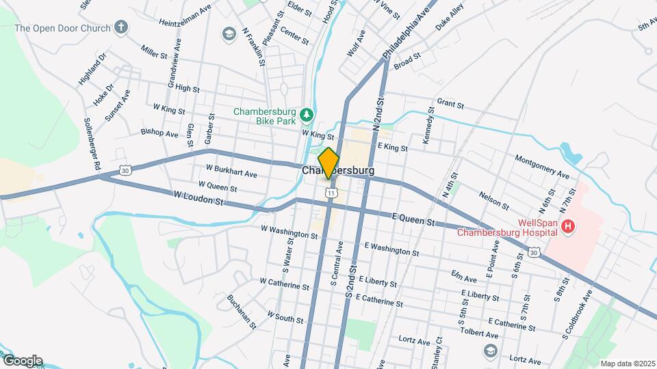 33 S Main St, Unit Apt 1 Map and Location Details