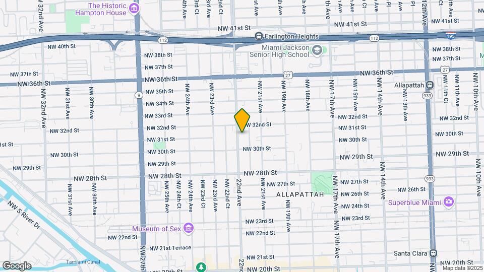 3101 NW 22nd Ave Map and Location Details