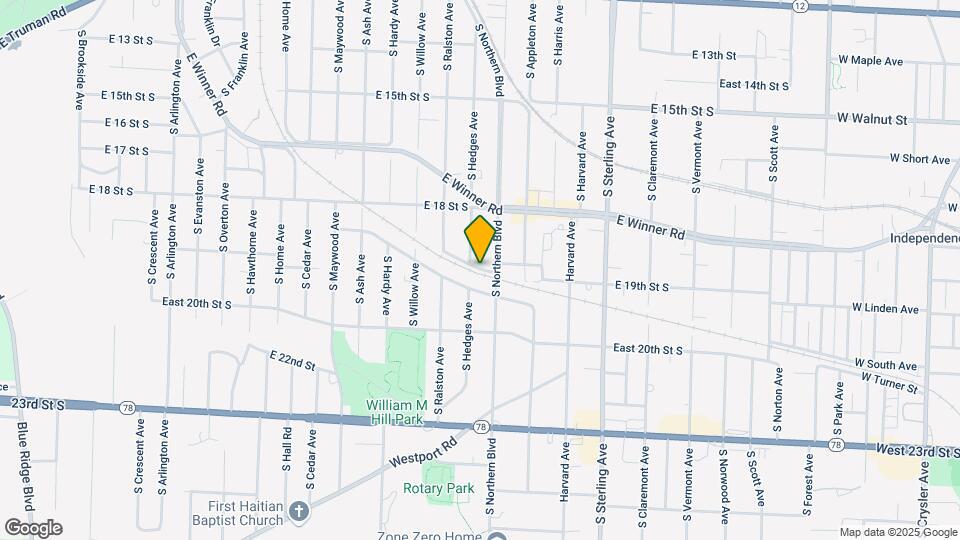 10716 E 19th St S Map and Location Details