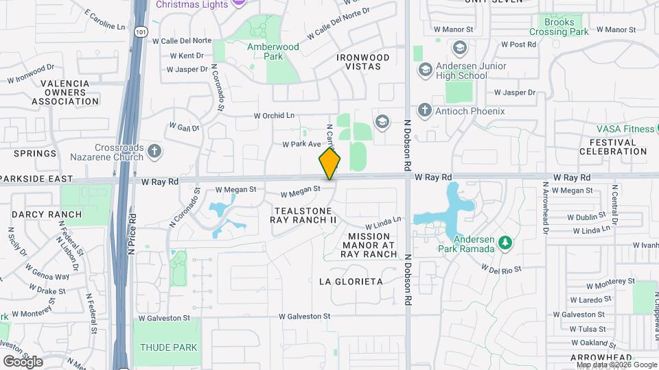 2260 W Megan St Map and Location Details