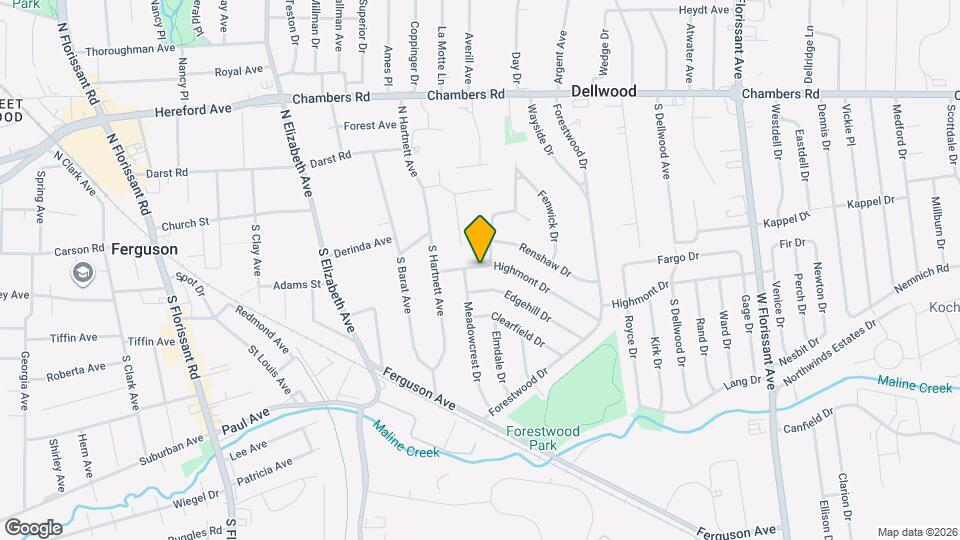 936 Highmont Dr Map and Location Details