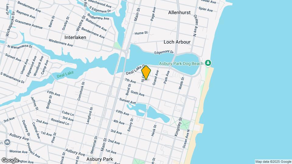 511 7th Ave, Unit North Asbury Park Map and Location Details