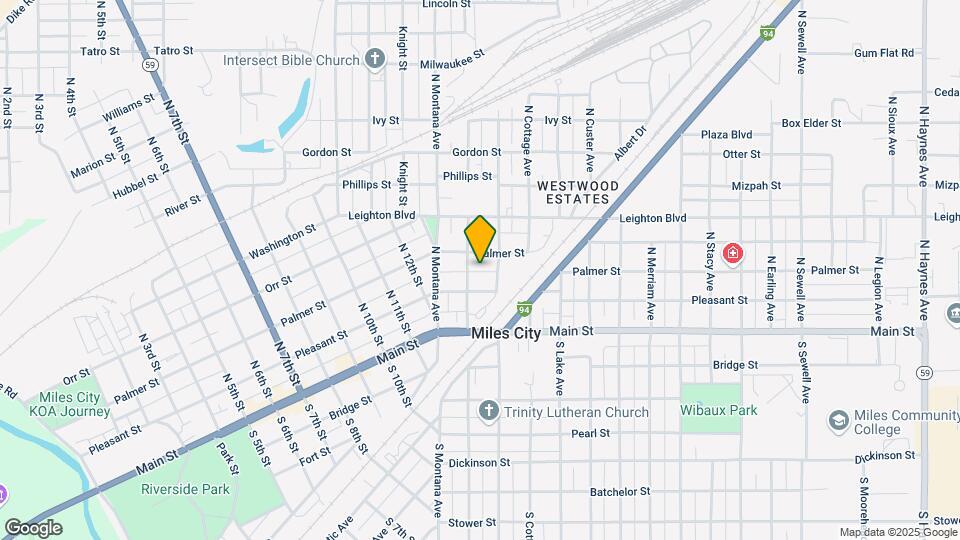 118 1/2 N Prairie Ave Map and Location Details